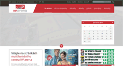Desktop Screenshot of kvarena.cz