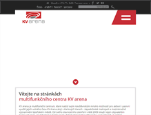 Tablet Screenshot of kvarena.cz